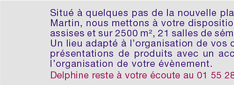 Un lieu adapté à l’organisation de vos conférences